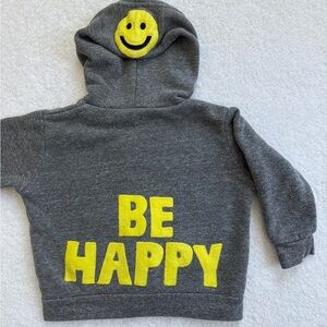 Gray and Yellow Kids Hoodie